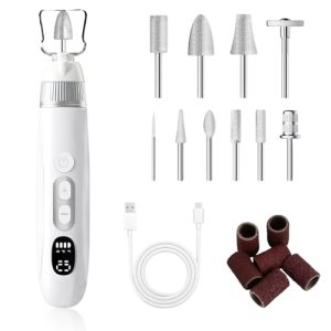 Kabelloser Nagelfräser von – Elektrische Nagelfeile für Gelnägel mit 10 Geschwindigkeiten & LED Licht für perfekte Mani