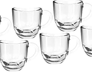 Leonardo Napoli Espresso-Tassen 6er Set – Spülmaschinenfeste, mikrowellengeeignete Kaffee-Tassen für perfekten Kaffeegen