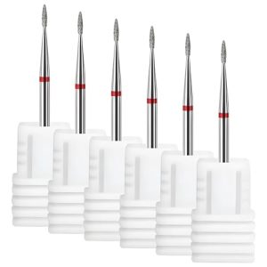 Diamant Nagelfräser Bits Set – 6 Stück Profi Aufsätze für optimale Maniküre & Pediküre!