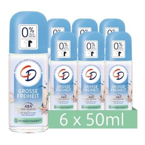 CD Deo Roll-on Große Freiheit, 50 ml, 6er Pack – Effektiver Duft für frische Freiheit im Alltag