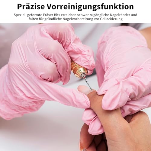 Diamant Nagelfräser Bits Set – 6 Stück Profi Aufsätze für optimale Maniküre & Pediküre!